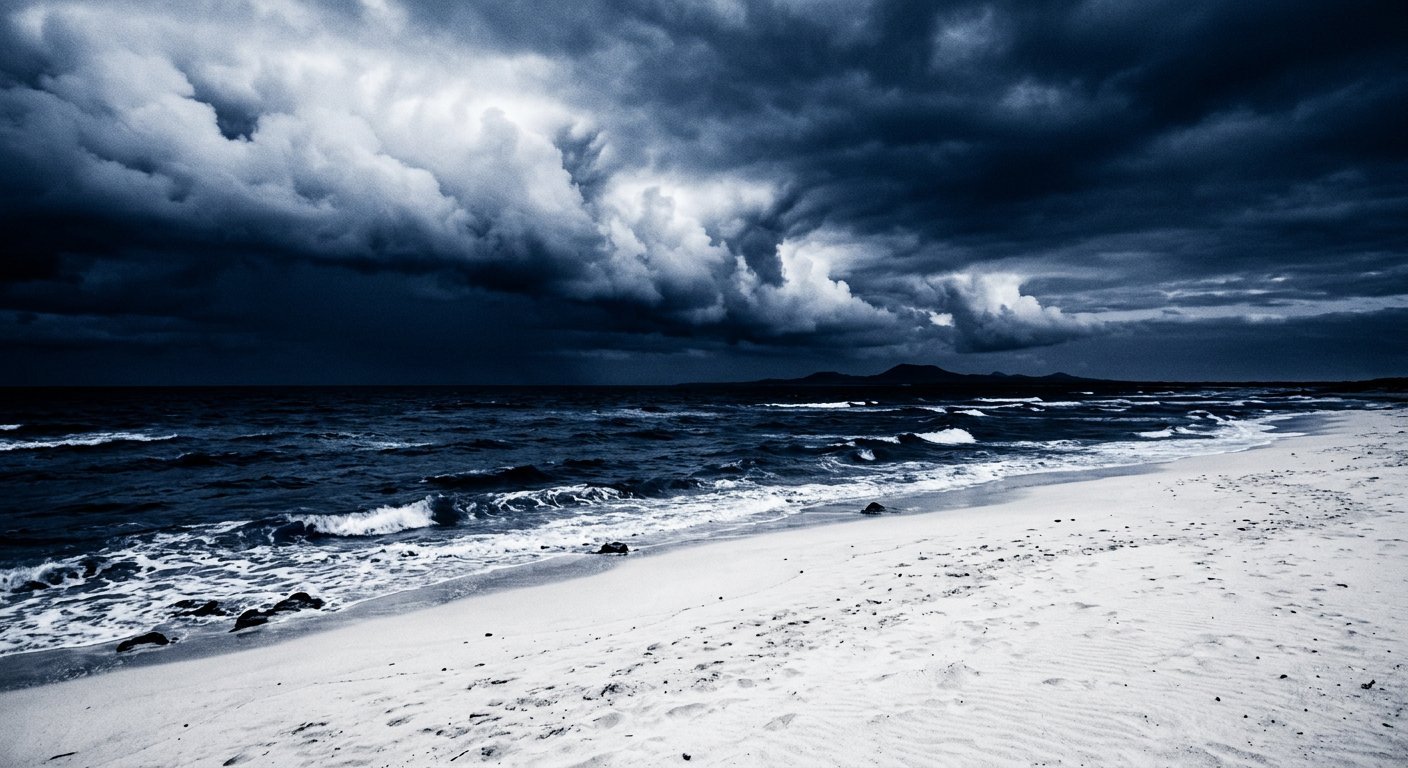 Sal beach at dusk